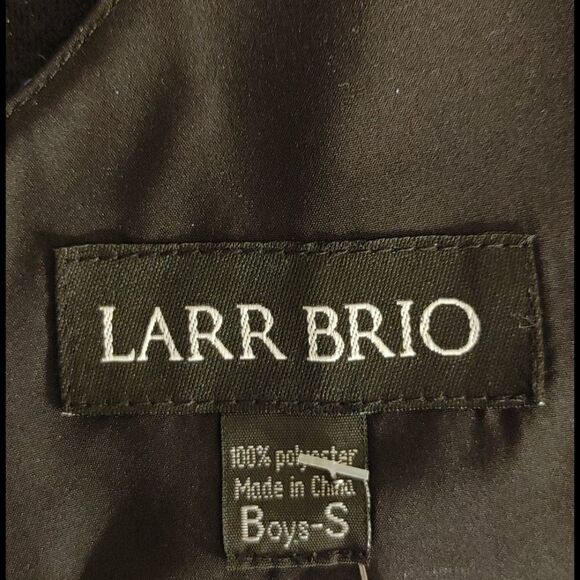 BOY'S LARR BRIO 3 PIECE FORMAL TUXEDO VEST & TIE - Picture 5 of 6